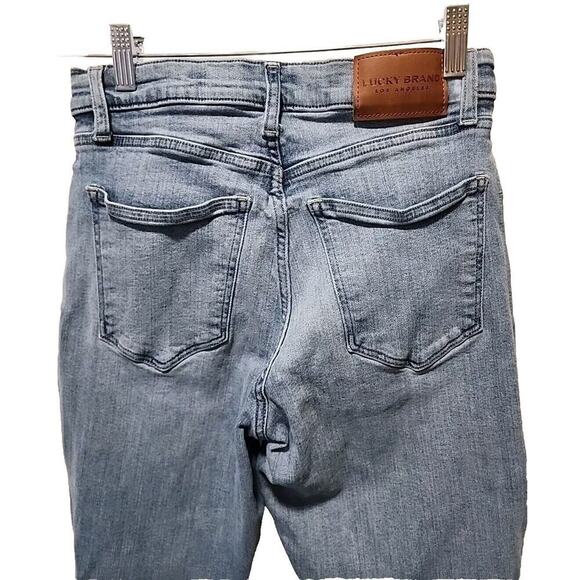 Lucky Brand Bridgette Skinny Jeans Womens Size 6/28 Blue Mid Rise Spandex Blend - Picture 4 of 6